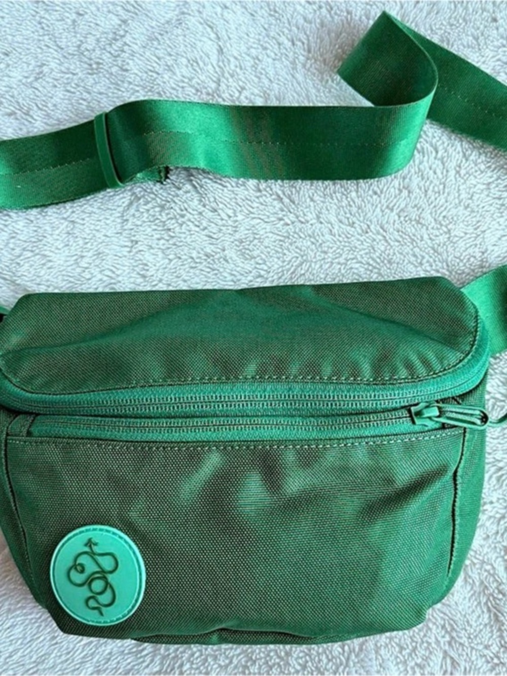 Baboon to the Moon Get Lost Green 3L Nylon Waist Pack Zip, Adjustable, 2 Pocket